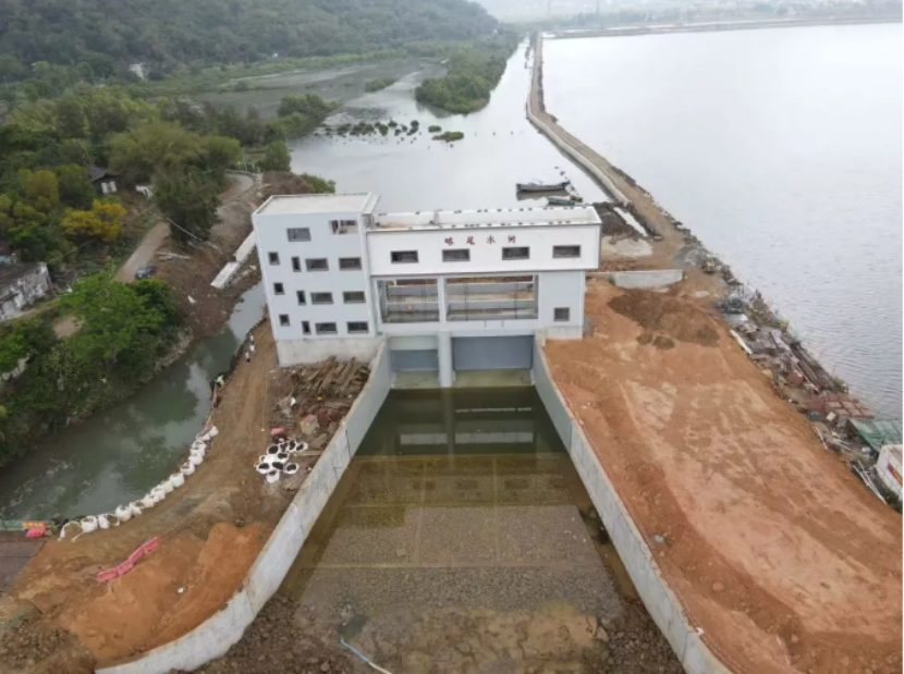 川岛镇略尾水闸重建工程顺利通过通水阶段验收101.png