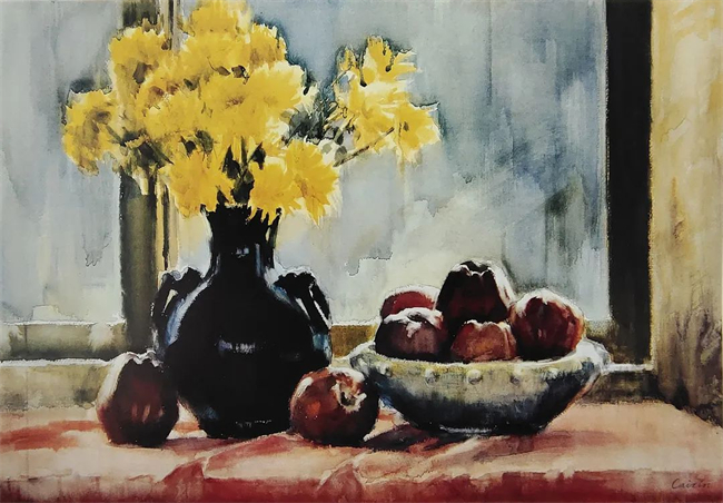 《窗前的静物》 54x79cm&nbsp; 1992年.jpg